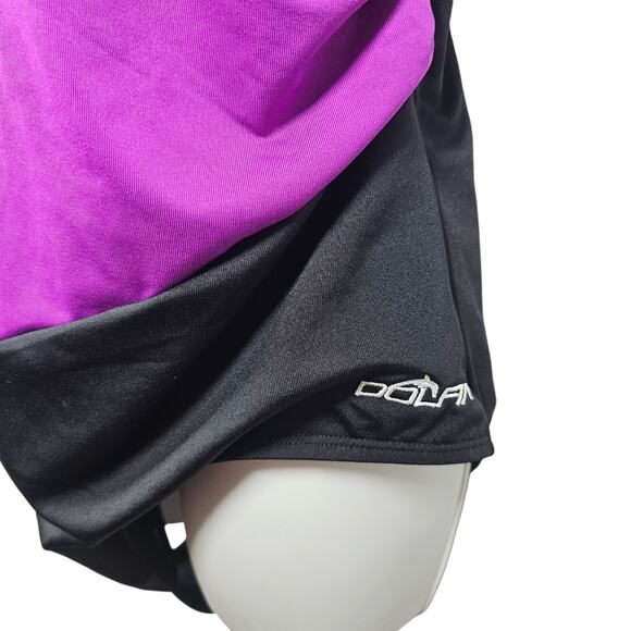 Dolfin Women's Aquashape Color Block Ruched-Front One Piece Swimsuit Size 18* - Picture 4 of 11